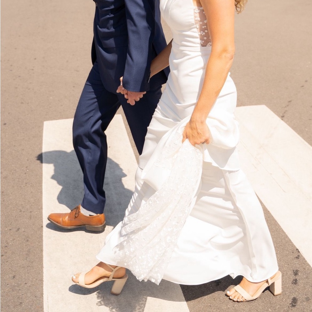 Made with Love Wedding Dress: Rosey Crepe